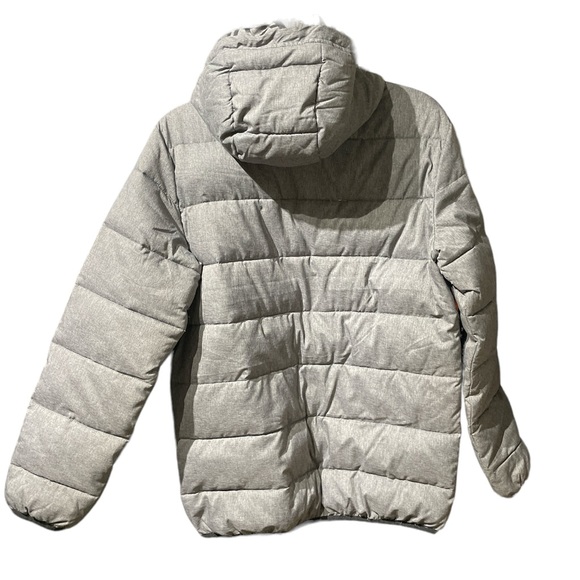 Under Armour UA Kids Gray Hooded Pronto Puffer Jacket Synthetic Fill Size XL - Picture 5 of 10